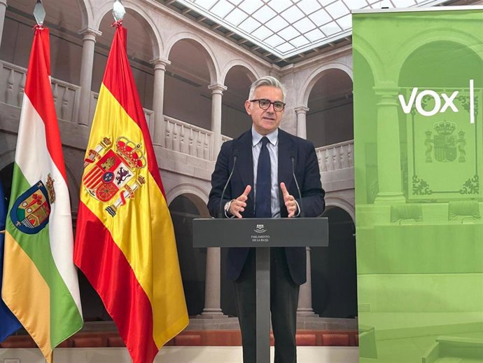 Héctor Alacid, en la rueda de prensa