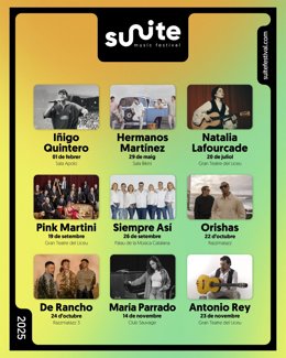 Cartel del Suite Music Festival de Barcelona