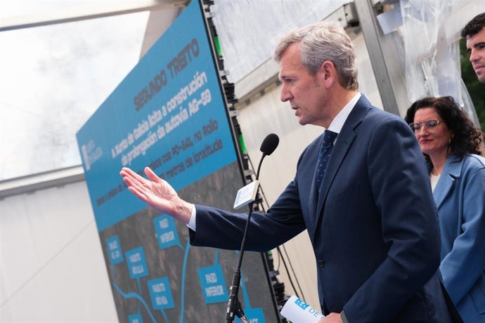 Rueda, durante a súa intervención no acto.