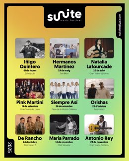 Cartell del Suite Music Festival de Barcelona