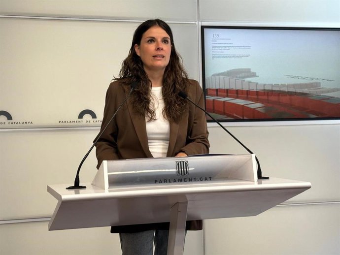 La portavoz de Junts en el Parlament, Mònica Sales