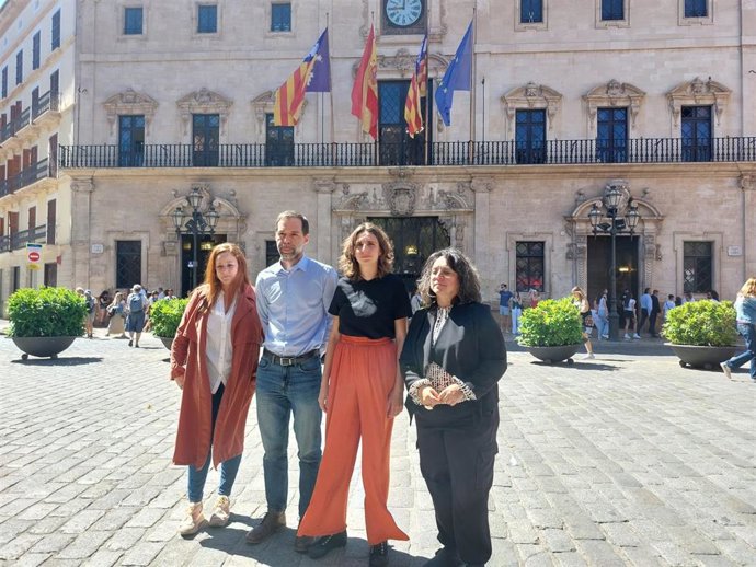 PSOE Palma, MÉS per Palma y Unidas Podemos anuncian que presentarán una moción en el próximo pleno del Ayuntamiento en apoyo a las trabajadoras de las 'escoletes' externalizadas
