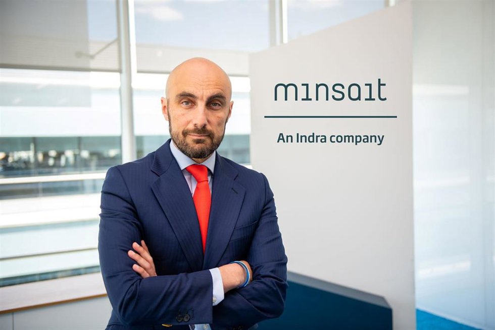 Archivo - El director general de Minsait (Indra), Luis Abril