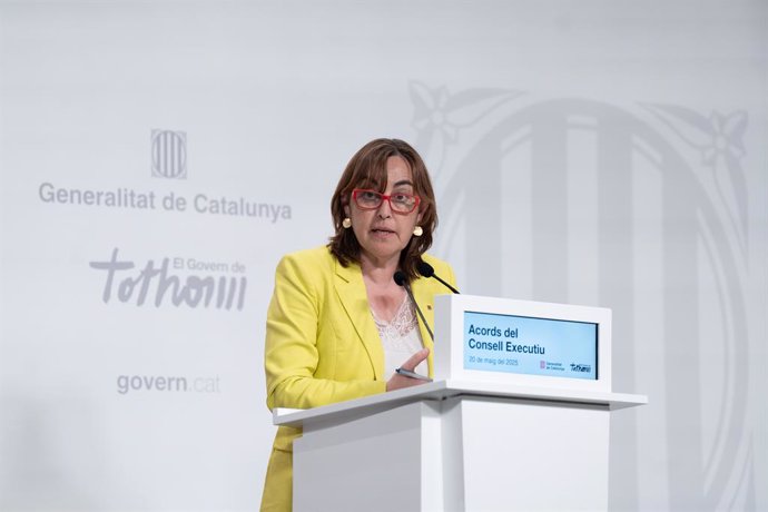 La portaveu de la Generalitat, Sílvia Paneque