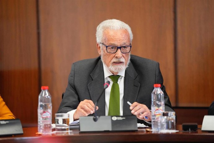 El Defensor del Pueblo Andaluz en funciones, Jesús Maeztu, ha presentado el informe de 2024 en la Comisión Consultiva de Nombramientos, Relaciones con el Defensor del Pueblo Andaluz y Peticiones del Parlamento de Andalucía.