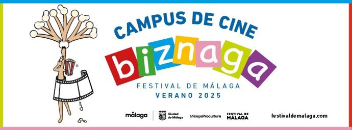 Cartel del Campus de Cine Biznaga Festival de Málaga