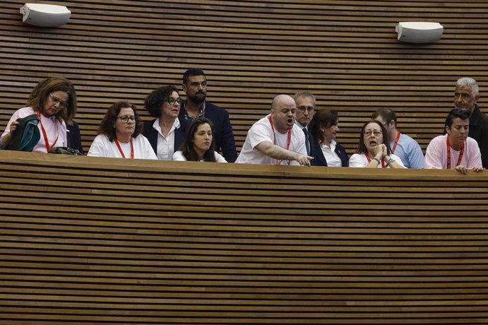 Assistents de col·lectius LGTBI+ al ple de Les Corts