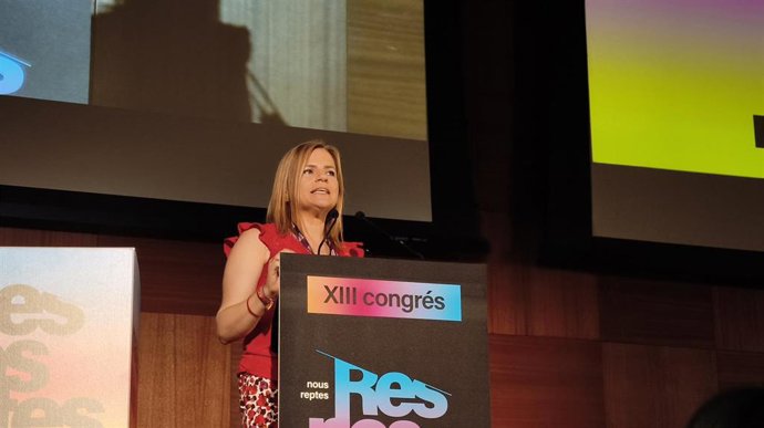 Pilar Bernabé en el XIII Congreso del CCOO PV