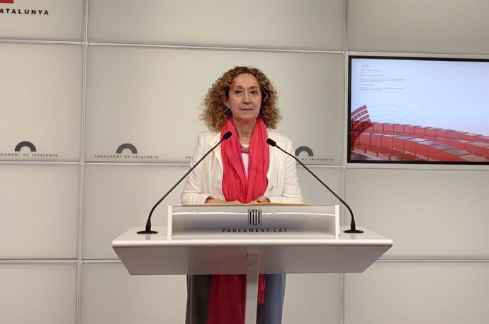 La portaveu d'ERC al Parlament, Ester Capella