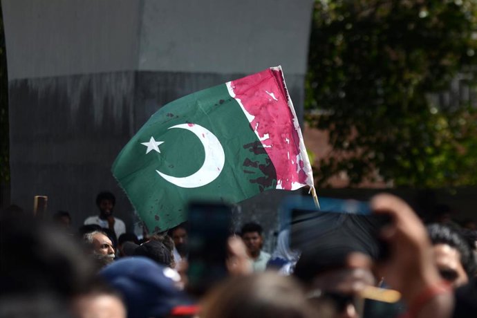 Archivo - Imagen de archivo de una protesta en Pakistán.