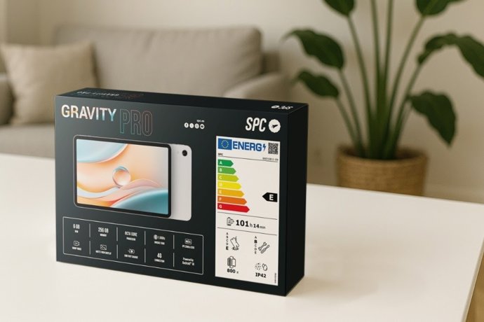 La tableta Gravity Pro de SPC.