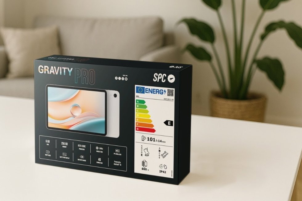 La tableta Gravity Pro de SPC.