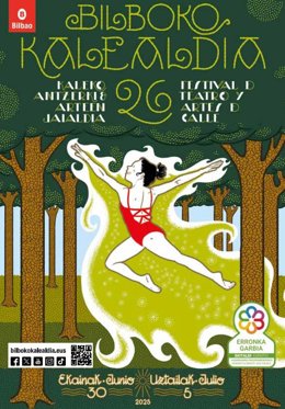 Cartel de la 26 edición de Bilboko Kalea