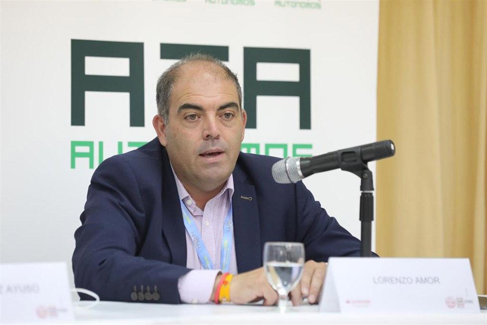 Archivo - El presidente de ATA, Lorenzo Amor, en una imagen de archivo.