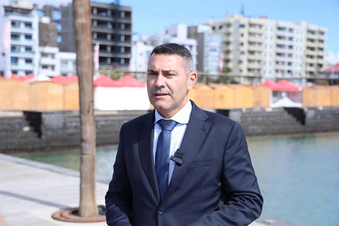 Archivo - El presidente del Cabildo de Lanzarote, Oswaldo Betancort