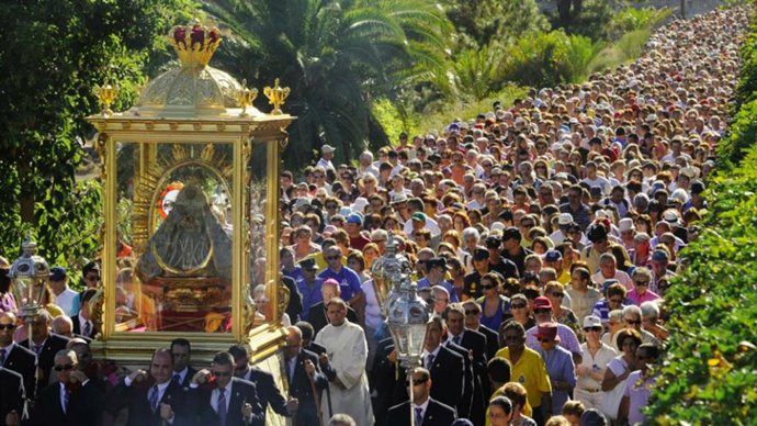 Archivo - Bajada de la Virgen de Las Nieves de La Palma