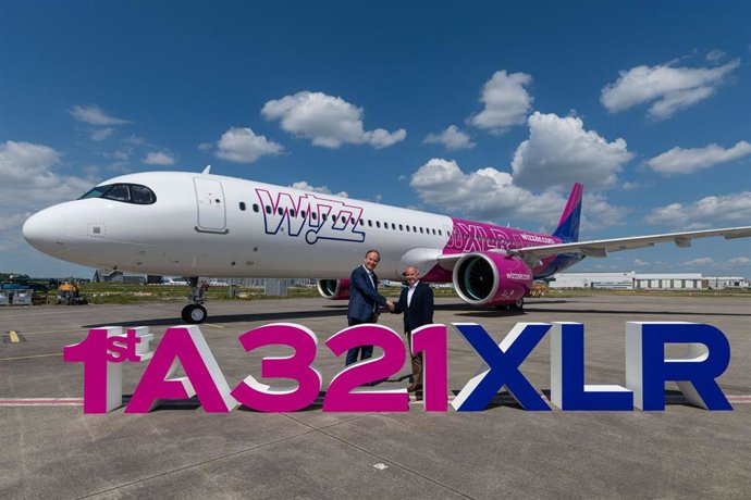 Airbus A321XLR de Wizz Air.