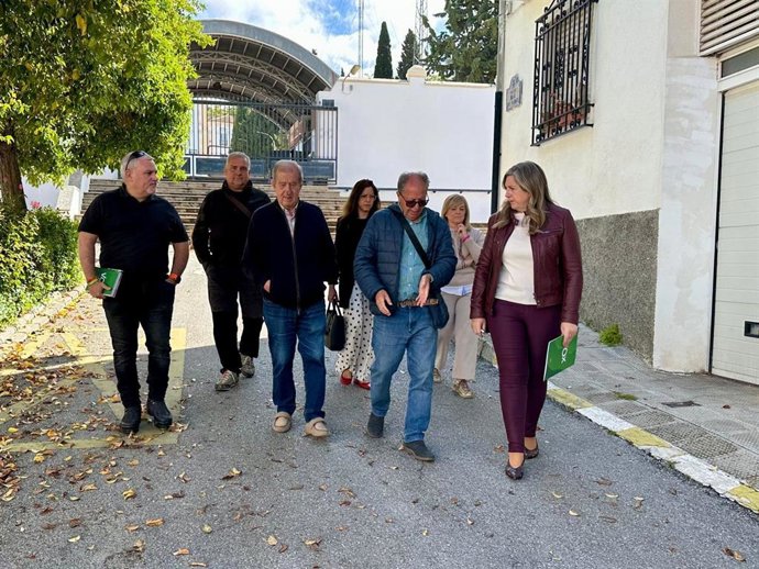 Visita del grupo municipal de Vox en Granada a El Fargue