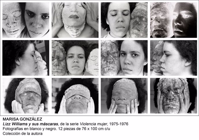 'Lizz Williams y sus máscaras', de la serie Violencia mujer.