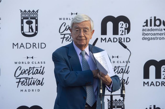 Archivo - El presidente de la Academia Iberoamericana de Gastronomía, Rafael Ansón