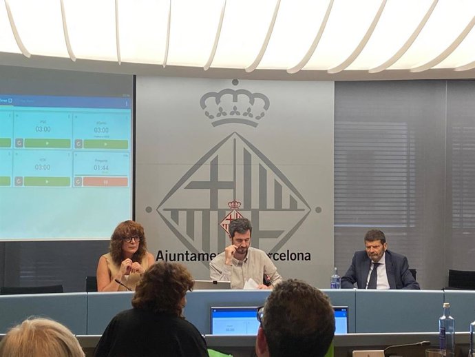 Comisión de Urbanismo del Ayuntamiento de Barcelona a 20 de mayo de 2025.