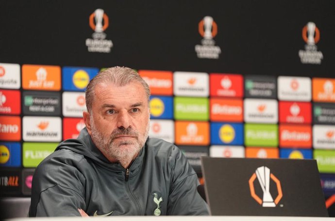 Archivo - Ange Postecoglou, entrenador del Tottenham Hotspur.