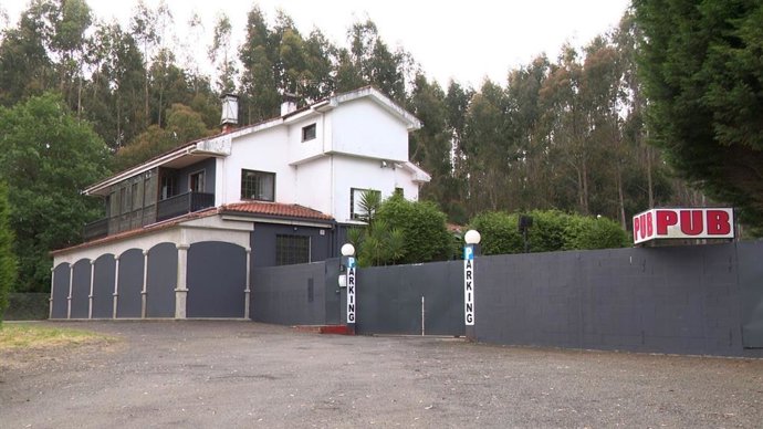 Lugar no que se produciu o apuñalamento. San Marcos, Santiago de Compostela.