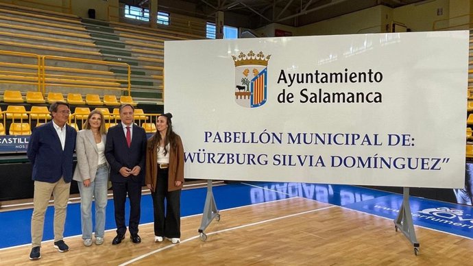 El pabellón de Würzburg en Salamanca se llamará ‘Silvia Domínguez’ en homenaje a la jugadora de baloncesto que anuncia su retirada