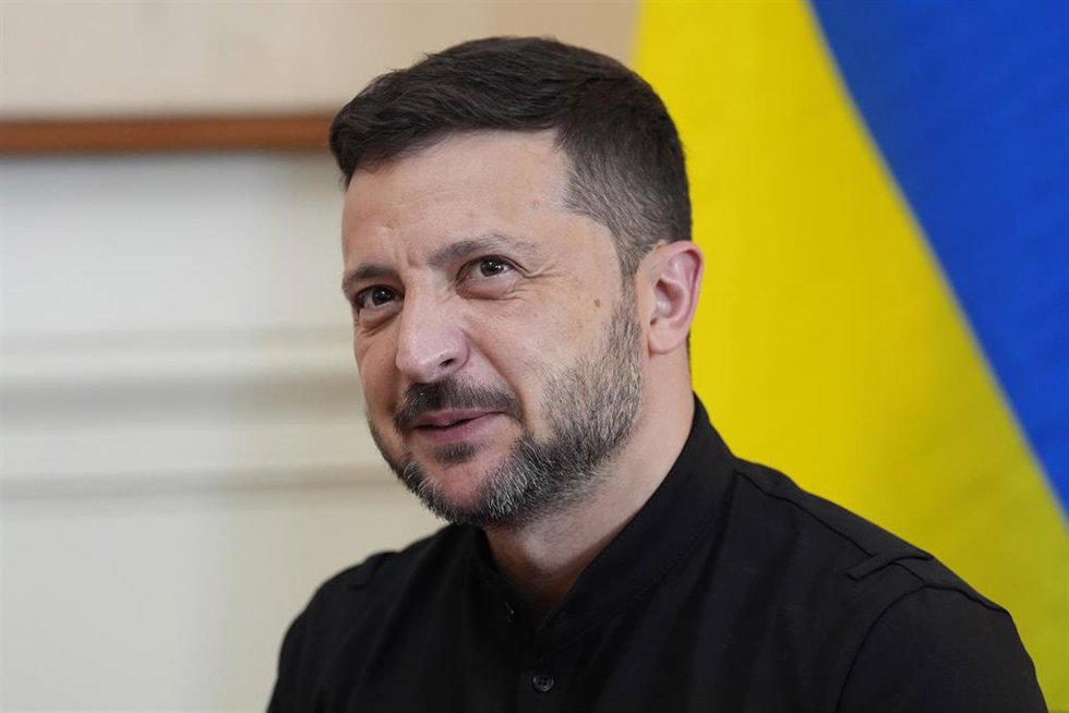 El presidente de Ucrania, Volodimir Zelenski 