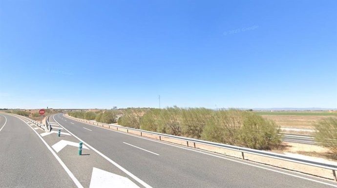 A-43 a su paso por Manzanares (Ciudad Real).