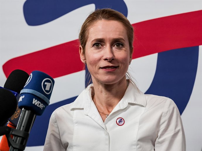 7 de maio de 2025, Varsóvia, Polônia: A Alta Representante para Relações Exteriores e Política de Segurança da União Europeia, Kaja Kallas, fala à mídia durante a reunião informal dos Ministros das Relações Exteriores da União Europeia.