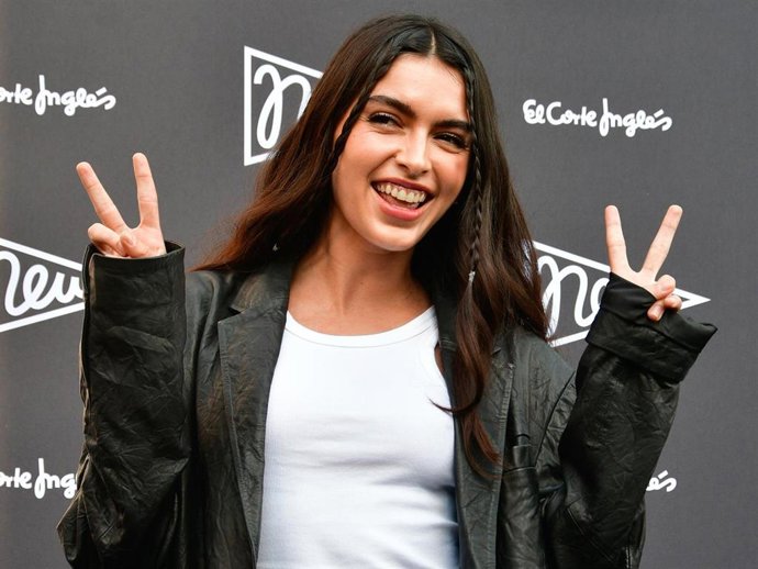 Lucía Rivera durante la presentación de la nueva campaña del Corte Inglés