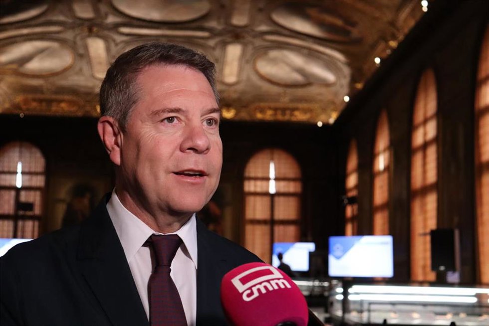 El presidente de Castilla-La Mancha, Emiliano García-Page, en la tercera Comisión NAT (Recursos Naturales) del Comité Europeo de las Regiones.