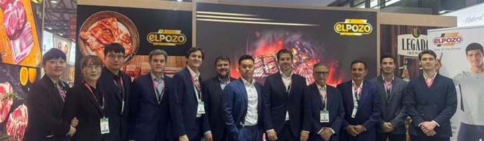 Pie de Foto: Los máximos responsables de la compañía han viajado para asistir a esta importante cita comercial