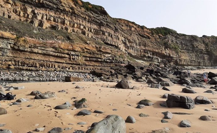 Capa sedimentaria en Portugal