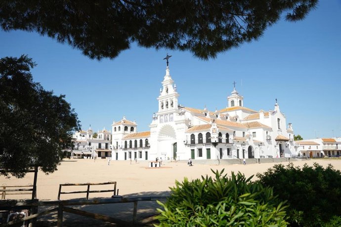 Imagen de la aldea de El Rocío, en Almonte (Huelva).