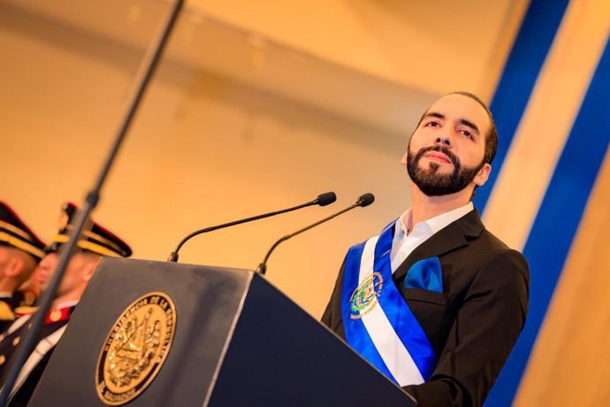 Archivo - Nayib Bukele, presidente de El Salvador
