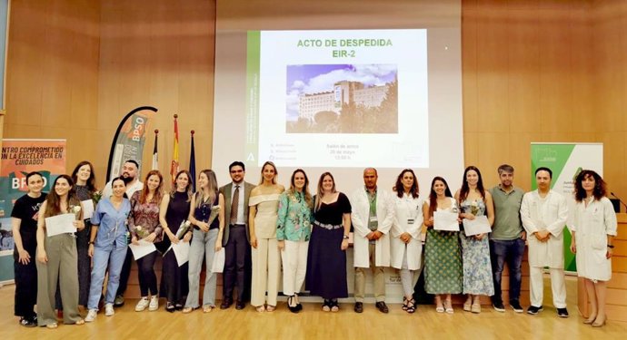 Acto de despedida de enfermeras internas residentes del Área Sanitaria Sur.