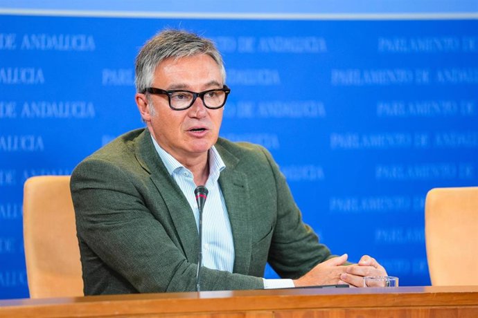 El portavoz de Vox en el Parlamento, Manuel Gavira, este miércoles