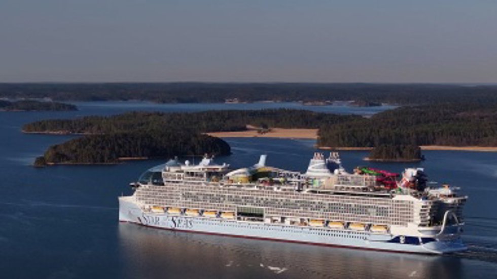 El nuevo crucero Star of the Seas de Royal Caribbean inicia sus pruebas en alta mar