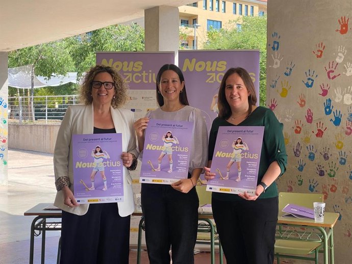 Presentación del programa 'Nous Actius1 en el CEIP Marian Aguiló