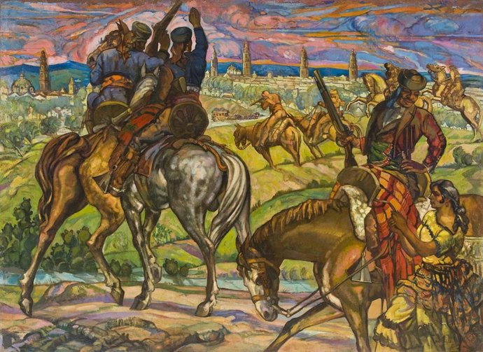 Cuadro 'Los siete niños de Écija' de Gustavo de Maeztu.