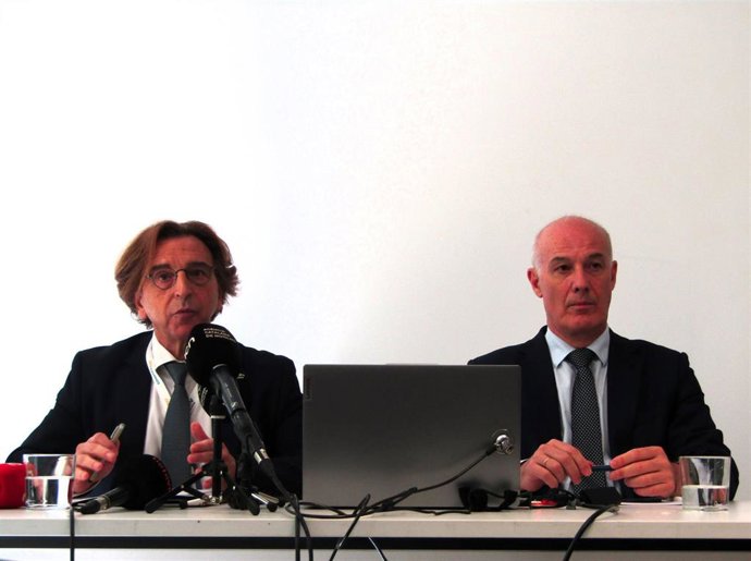 El presidente del CGATE, Alfredo Sanz, y el presidente de GAD3, Narciso Michavila