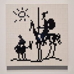 Una de las obras de la exposición  ‘Ai Weiwei. Don Quixote’  en el Musac