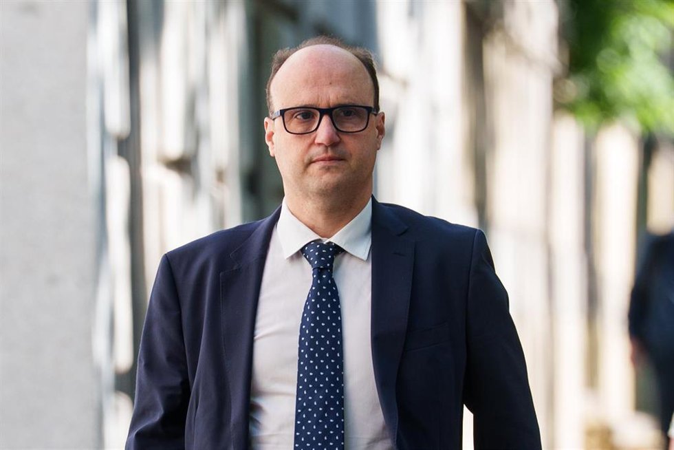 El ex jefe de Gabinete de Reyes Maroto cuando era ministra de Industria, Juan Ignacio Díaz Bidart, a su llegada a declarar por el caso Koldo al Tribunal Supremo.