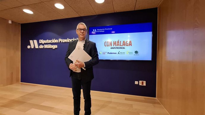 El diputado provincial de Con Málaga, la confluencia conformada por Izquierda Unida, Podemos, Verdes Equo, Más País, Alianza Verde e Iniciativa del Pueblo Andaluz, Juan Márquez