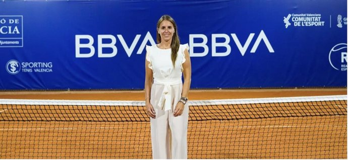 Anabel Medina, directora del BBVA Open Internacional de Valencia