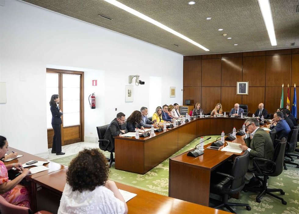 Reunión de la Junta de Portavoces del Parlamento andaluz.