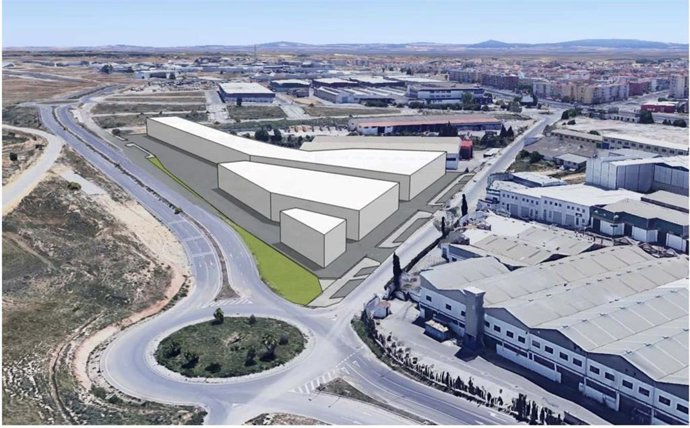 Recreación tras el desarrollo de un nuevo suelo industrial junto a la Ronda Norte aprobado por el Consistorio.