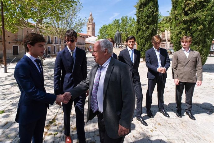 El consejero de Cultura, Gonzalo Santonja, en la presentación del VI Circuito de Novilladas de CyL.